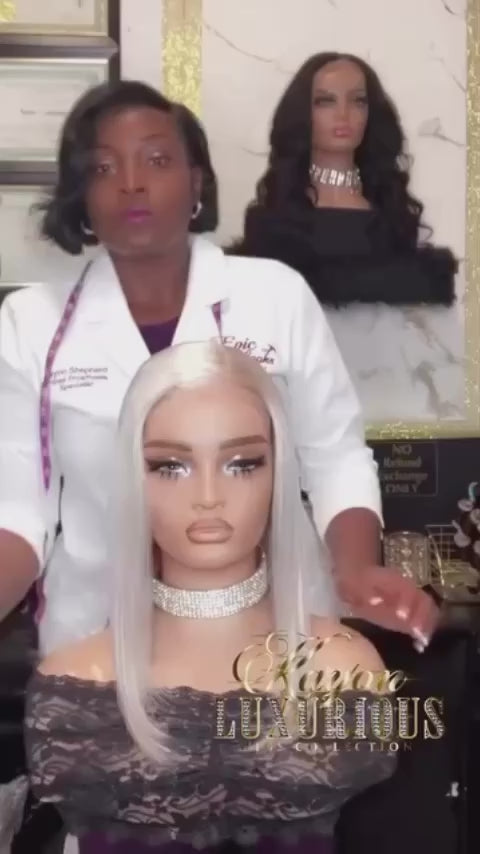 Load video: Short cut wig